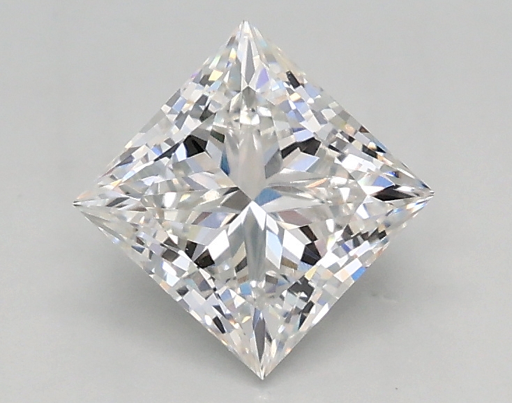 0.85 ct. princess Lab Grown Diamond front image