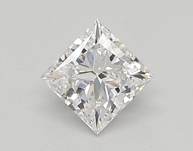 0.39 carat princess lab-grown diamond