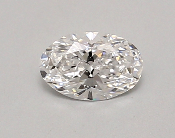 0.49 carat oval lab-grown diamond
