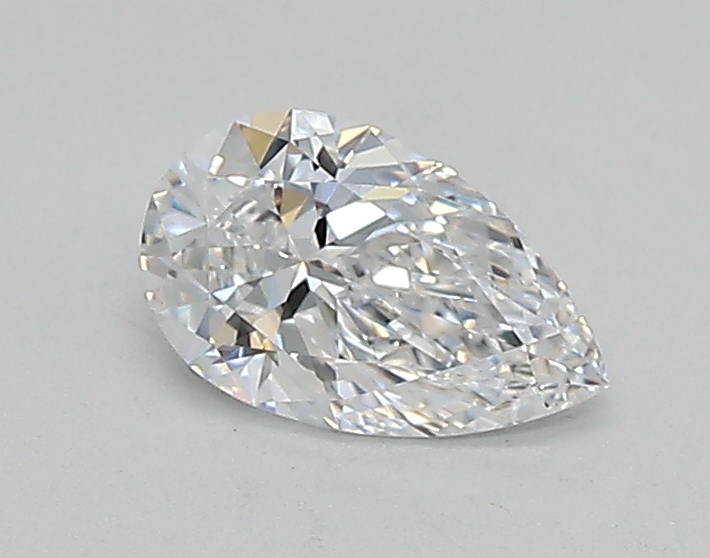 0.43 carat pear lab-grown diamond