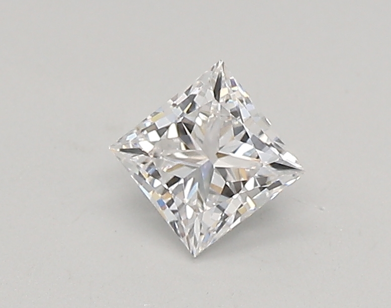 0.39 carat princess lab-grown diamond
