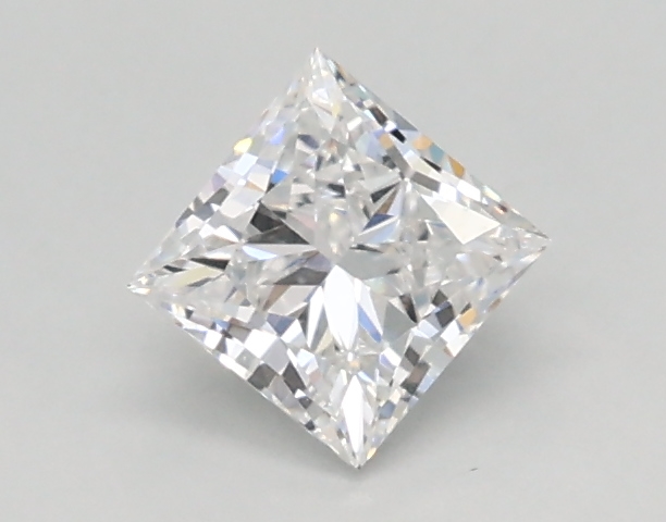 0.37 carat princess lab-grown diamond