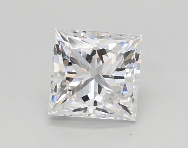 0.39 carat princess lab-grown diamond