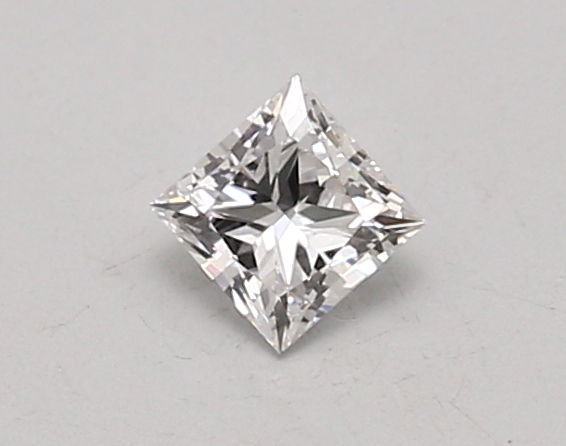 0.41 carat princess lab-grown diamond