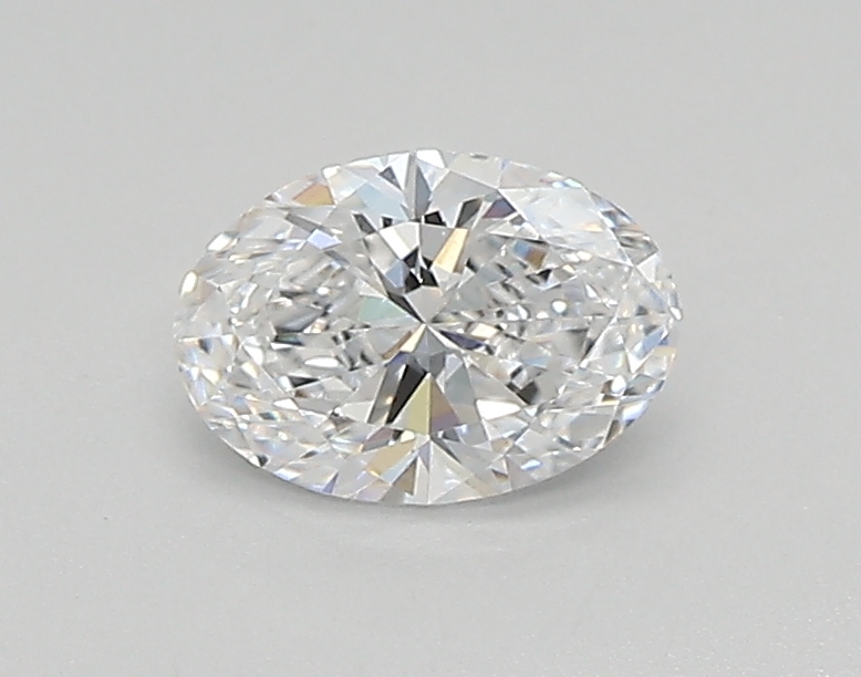 0.49 carat oval lab-grown diamond