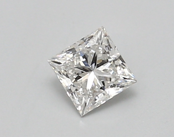 0.47 carat princess lab-grown diamond