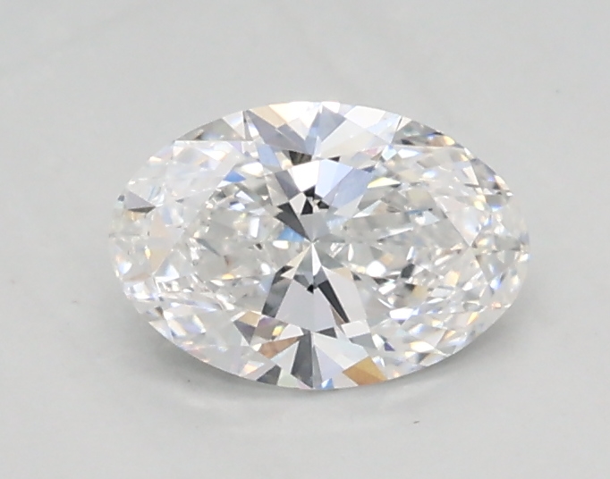 0.46 carat oval lab-grown diamond
