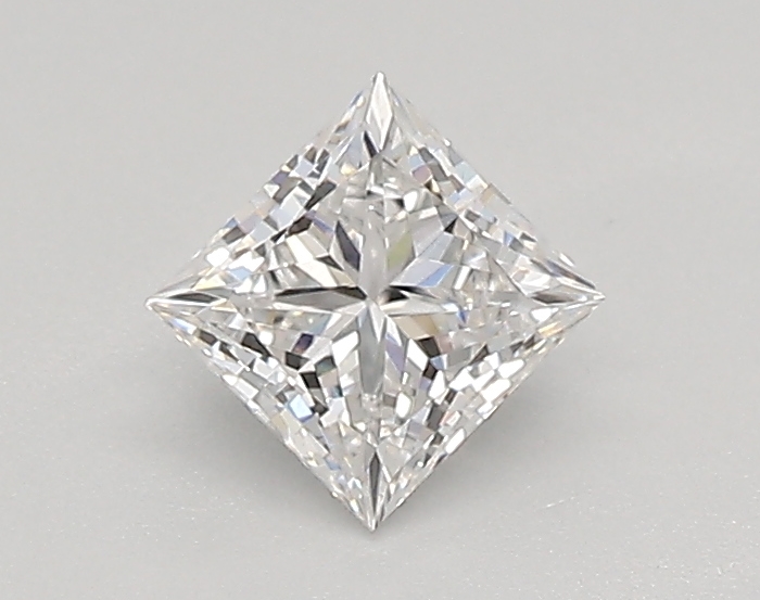 0.44 carat princess lab-grown diamond