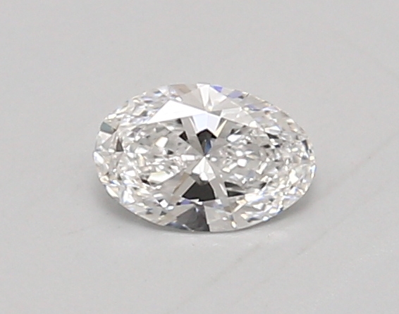 0.38 carat oval lab-grown diamond