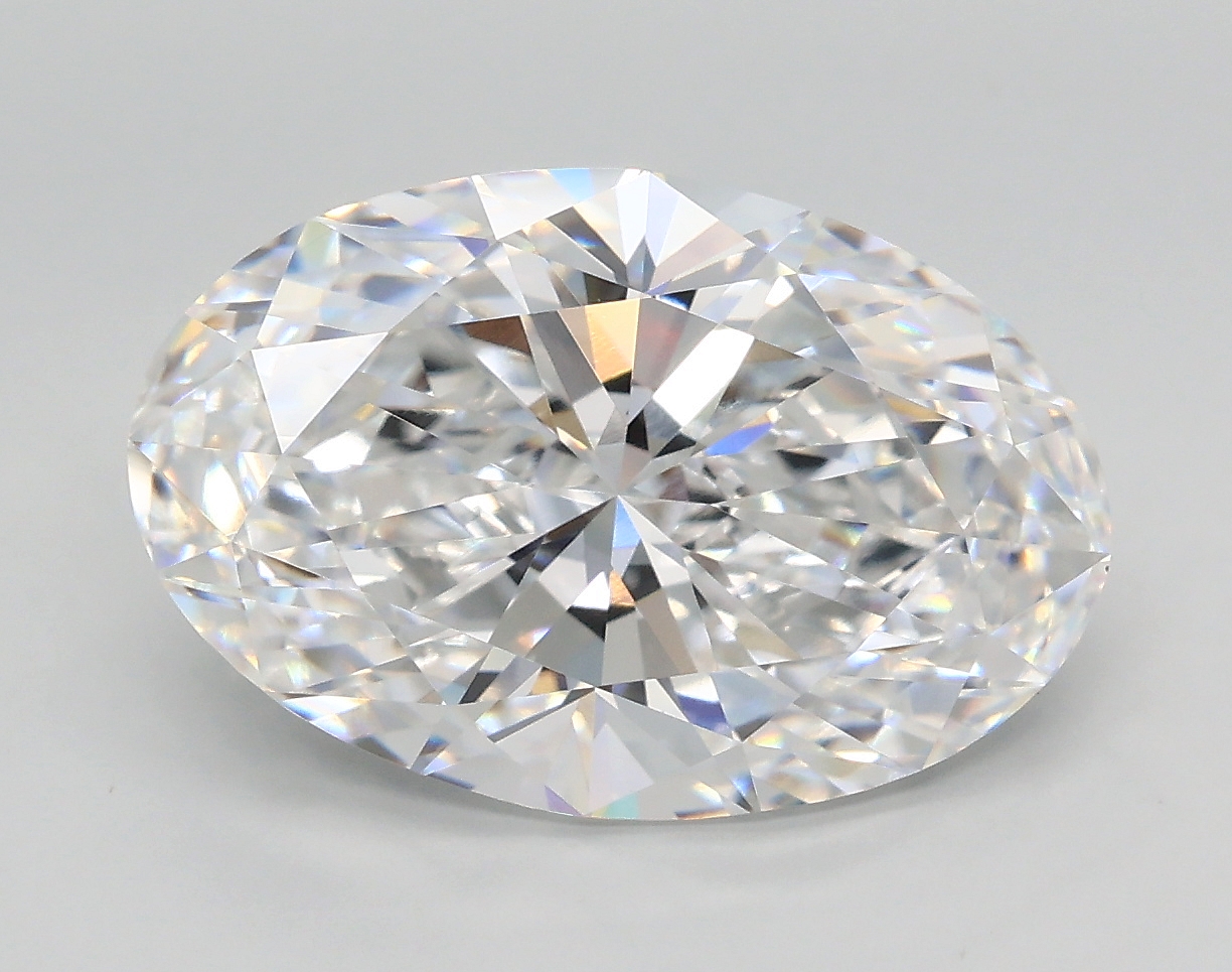 4.05 ct. oval Lab Grown Diamond front image
