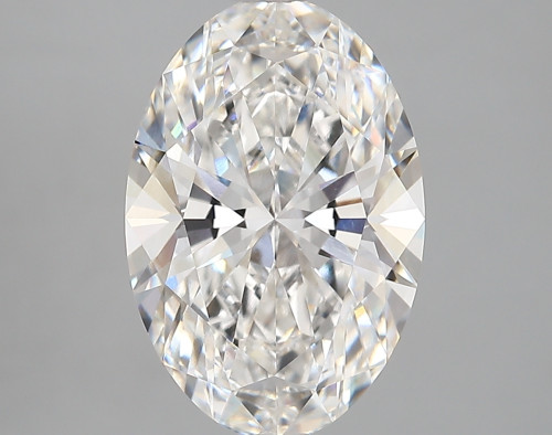4.11 carat f VVS2 EX Cut IGI oval diamond