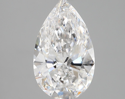2.64 carat d VVS2 EX Cut IGI pear diamond