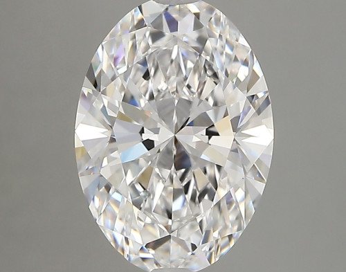 2.86 carat d VVS2 EX Cut IGI oval diamond