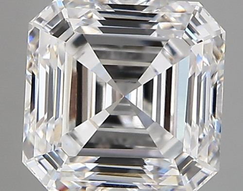 2.11 carat e VVS2 EX Cut IGI asscher diamond