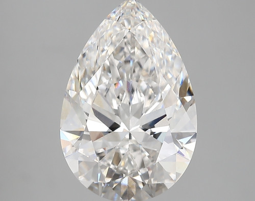 4.5 carat f VVS2 EX Cut IGI pear diamond