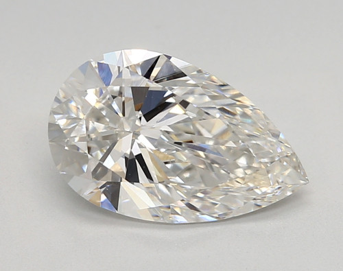 2.19 carat f VVS2 EX Cut IGI pear diamond