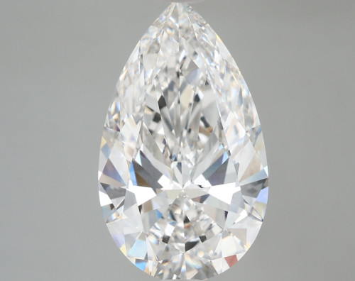 5.01 carat e VVS1 EX Cut IGI pear diamond