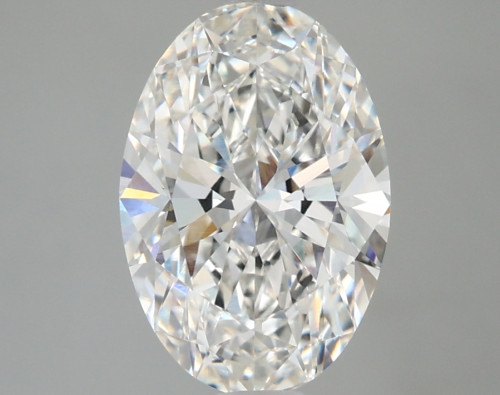 2.19 carat f VVS2 EX Cut IGI oval diamond