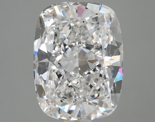 2.98 carat d VVS2 EX Cut IGI cushion diamond