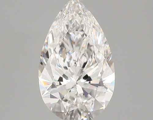 2.5 carat f VVS1 EX Cut IGI pear diamond
