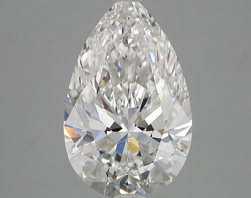 2.48 carat e VVS2 EX Cut IGI pear diamond