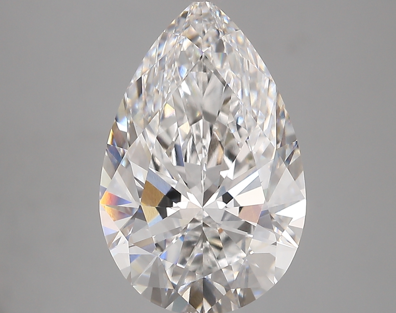 5.07 Carat Pear Cut E VVS2 Diamond - view 1