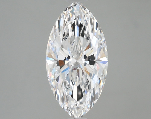 1.87 carat d VVS2 EX Cut IGI marquise diamond