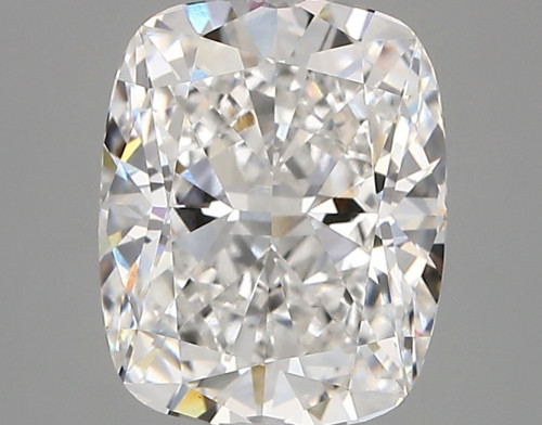 2.82 carat e VVS2 EX Cut IGI cushion diamond