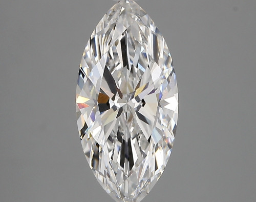 2.36 carat e VVS2 EX Cut IGI marquise diamond