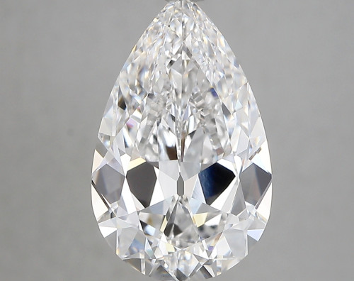 4.38 carat d VVS2 EX Cut IGI pear diamond