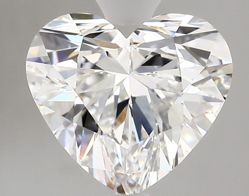 3.08 carat e VVS2 EX Cut IGI heart diamond