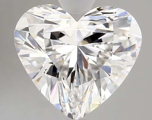 3.13 carat f VVS2 EX Cut IGI heart diamond