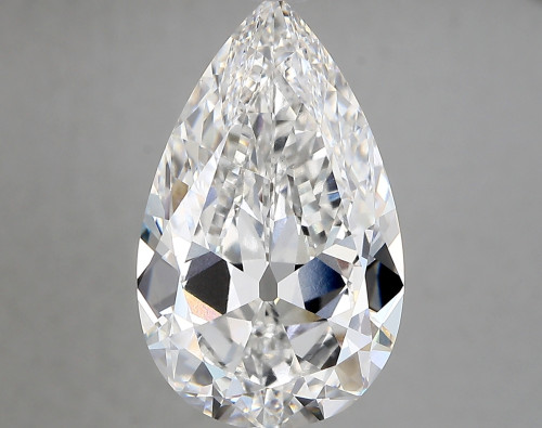7.02 carat e VS1 EX Cut IGI pear diamond