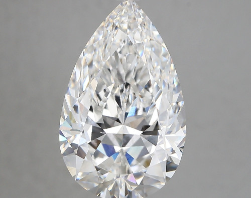 5.54 carat e VVS2 EX Cut IGI pear diamond