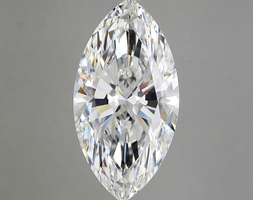 6.37 carat e VVS2 EX Cut IGI marquise diamond