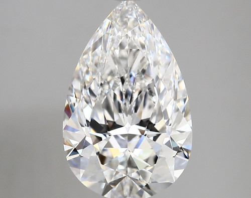 3.75 carat f VS1 EX Cut IGI pear diamond