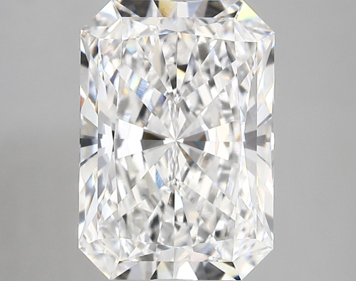 4.34 carat d VVS2 EX Cut IGI radiant diamond