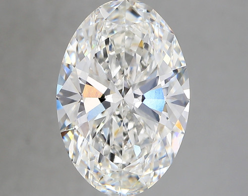 5.01 carat f VVS2 EX Cut IGI oval diamond