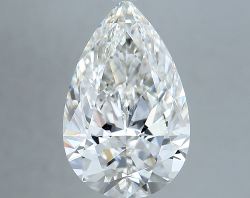 6.27 carat g VS1 EX Cut IGI pear diamond