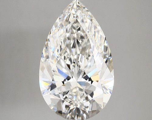 5.76 carat f VS1 EX Cut IGI pear diamond