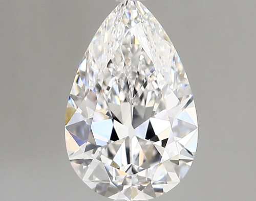2.16 carat e VVS2 EX Cut IGI pear diamond