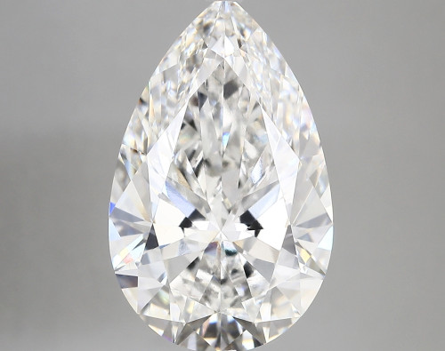 7.54 carat f VVS2 EX Cut IGI pear diamond