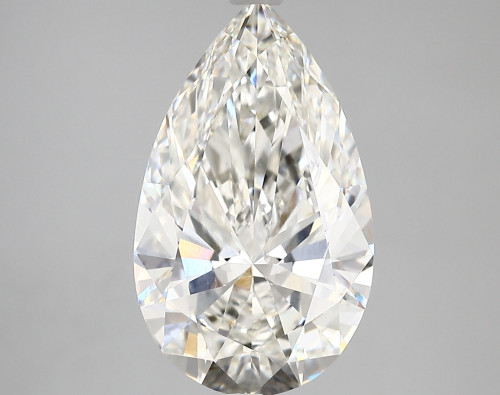 4.81 carat g VVS2 EX Cut IGI pear diamond