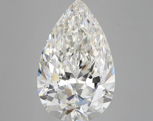 6.35 carat g VS1 EX Cut IGI pear diamond