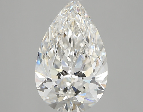3.02 carat f VVS2 EX Cut IGI pear diamond