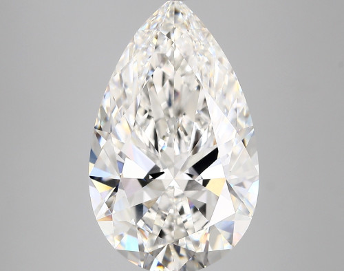 7.31 carat f VVS2 EX Cut IGI pear diamond