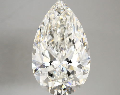 6.4 carat g VVS2 EX Cut IGI pear diamond