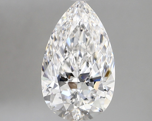 2.7 carat d VVS1 EX Cut IGI pear diamond