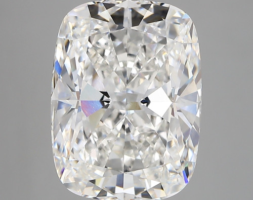6.54 carat e VVS2 EX Cut IGI cushion diamond