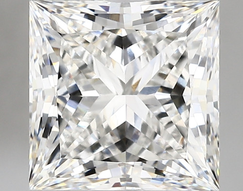 4.84 carat f VVS2 EX Cut IGI princess diamond